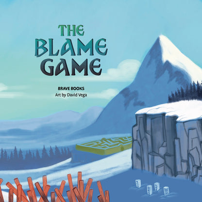 Opening page of BRAVE Books The Blame Game children's book