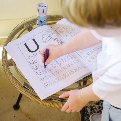 Letter Tracing Workbook: Freedom Island Edition