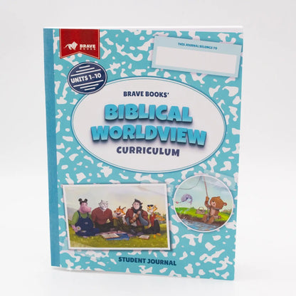 Brave Books Biblical Worldview Curriculum Student Journal on a white background
