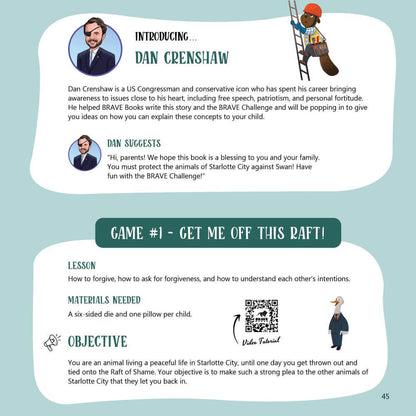 Fame, Blame, and the Raft of Shame - Book 4 - Dan Crenshaw - Brave Books