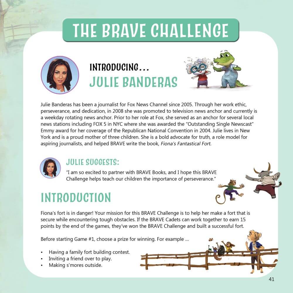 Fiona's Fantastical Fort - SAGA 2 - Book 5 - Julie Banderas - Brave Books