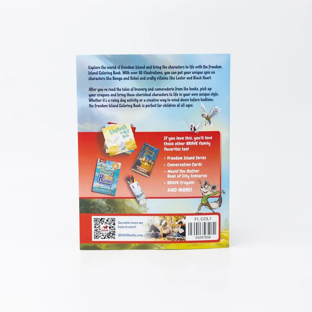 BRAVE Freedom Island Coloring Book