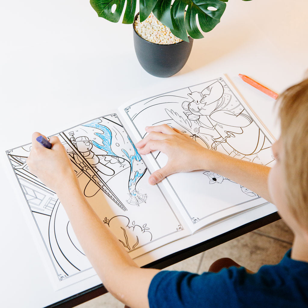 Freedom Island Crayon and Coloring Book Duo