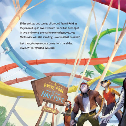 BRAVE Books Christian children's book, Attack of the FoxBot! page 2