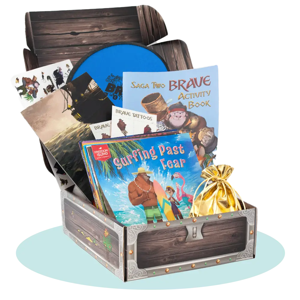 Saga 2 Treasure Box opened up with all products visible