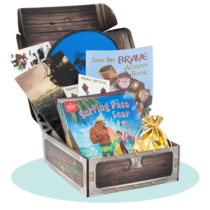 Saga 2 Treasure Box opened up with all products visible