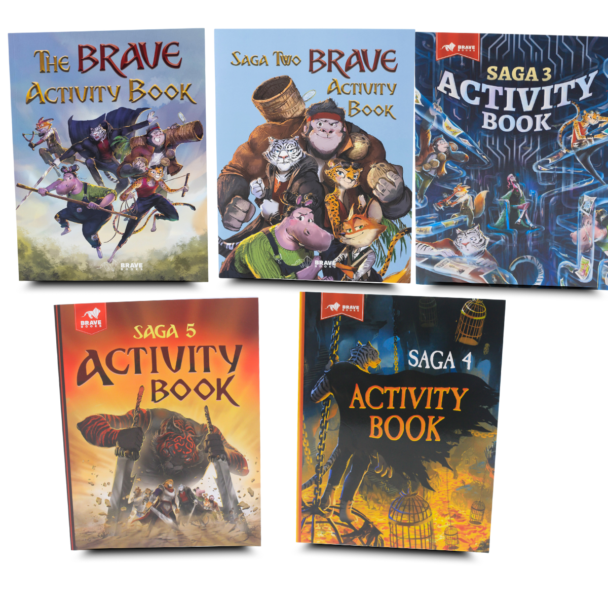 Deluxe Acivity Book Bundle - 5 Activity Books