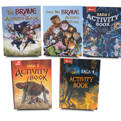Deluxe Acivity Book Bundle - 5 Activity Books